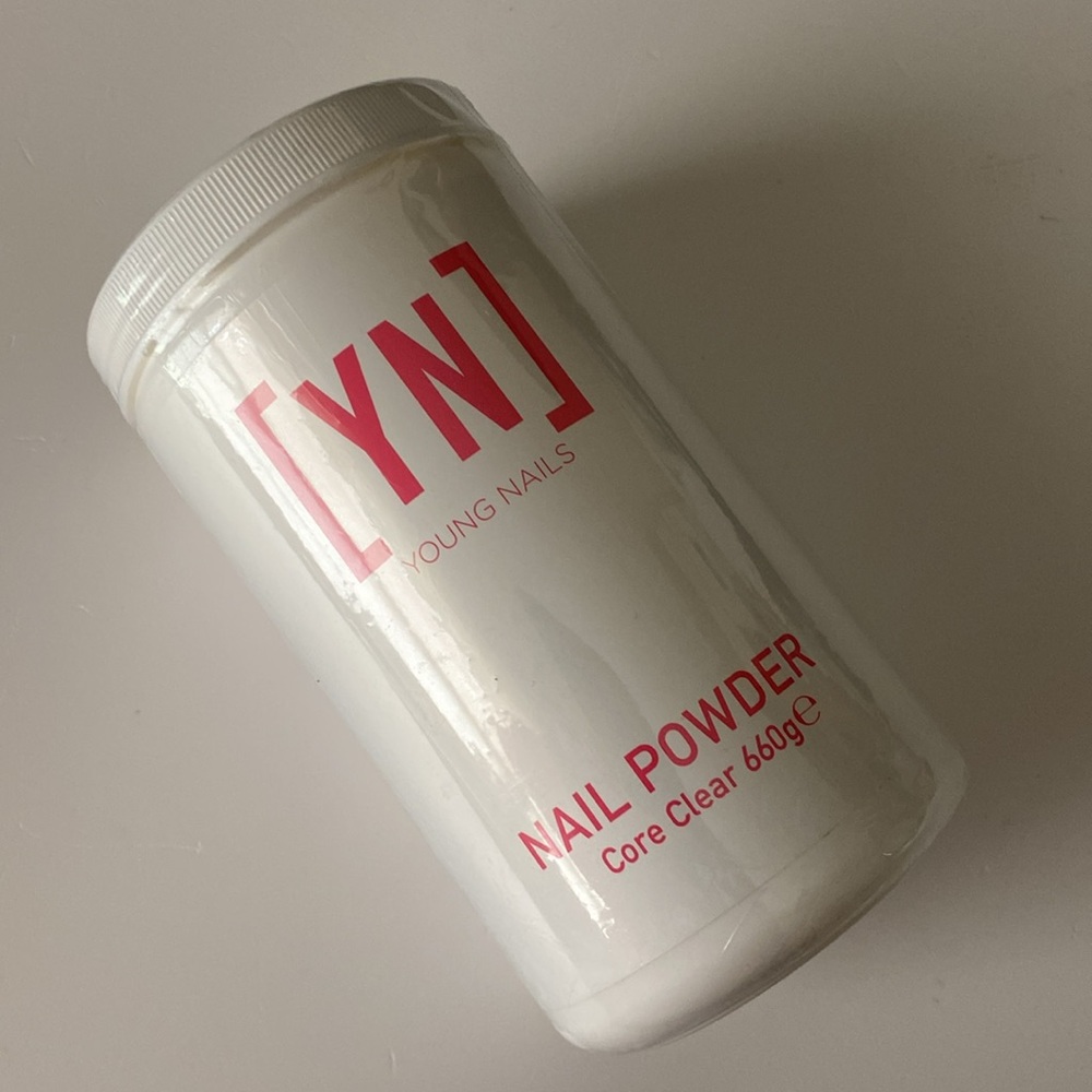 Young Nails [YN] acrylic dip fingernail Nail Powder Core clear 660g new sealed